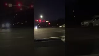 WAYMO Google car Running a red light.