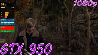 GTX 950 Resident Evil 4 Remake - 1080p