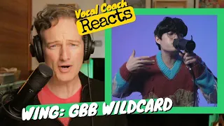 Vocal Coach REACTS: WING GBB Wildcard