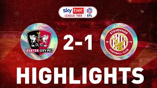 HIGHLIGHTS: Exeter City 2 Stevenage 1 (26/3/22) EFL Sky Bet League Two