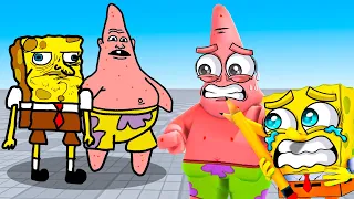 SpongeBob & Patrick are Drawn to Life in Roblox!