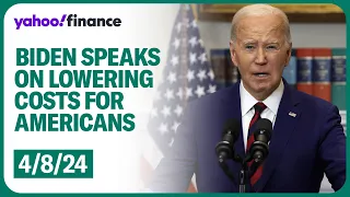 LIVE: President Biden remarks on lowering costs for Americans