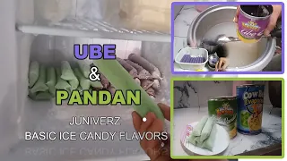 HOME MADE UBE & PANDAN ICE CANDY