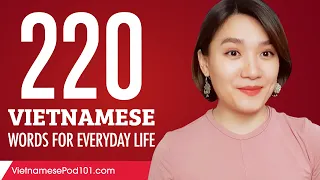 220 Vietnamese Words for Everyday Life - Basic Vocabulary #11