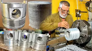 The Incredible Journey of Truck Engine Piston Production | how it's made engine piston