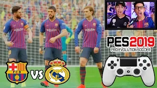 Duelo ÉPICO!!! BARCELONA vs REAL MADRID (Griezmann & Hazard) | PES 2019