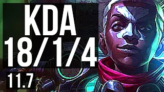 EKKO vs FIZZ (MID) | 18/1/4, 2.1M mastery, Legendary, 600+ games | EUW Diamond | v11.7