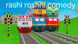 rashi roshni comedy.     kid's game train comedy by RAMBABU