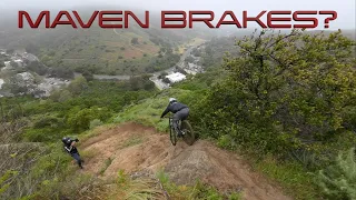 Do the SRAM Maven Brakes Suck? First Ride on Javi's custom Transition TR11 DH Bike / 4-22-24