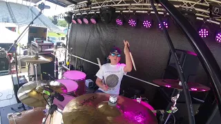 12 year old Alex Shumaker "Heart Breaker" Drummer Cam video with 80 DeGreez