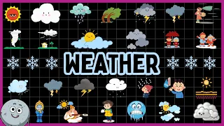 30 Weather Related Vocabulary for Kids - Learn Weather for Children