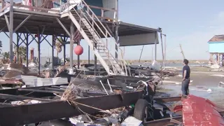 Hurricane Laura's Landfall in Cameron: The Aftermath