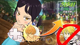 DEMON KING MELIODAS WHALES RAGE QUIT!! MOST TOXIC SMALL MERLIN + RED TARM COMBO!! [7DS: Grand Cross]