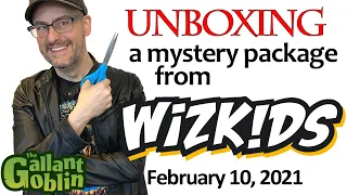 Unboxing a WizKids mystery package! - Feb. 10, 2021