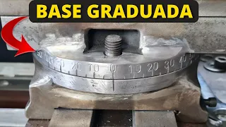 Como Fazer Base Graduada Para o Carrinho Superior do Torno