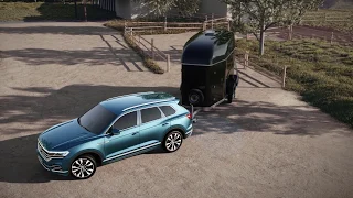 Volkswagen Touareg's Towing Features. Tow in Comfort.