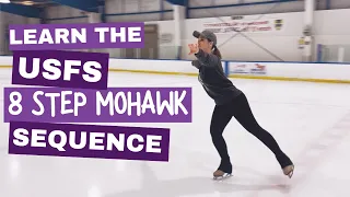 Learn The 8 Step Mohawk Sequence - From USFS Skating Skills Tests