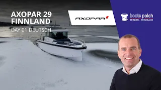 Axopar 29 Cross Cabin Finnland Tag 01 Deutsch