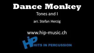 Dance Monkey - Tones and I - Percussion Ensemble, arr. Stefan Herzig