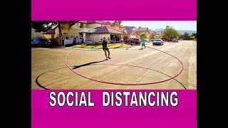 Social Distancing with BIG Hula Hoop