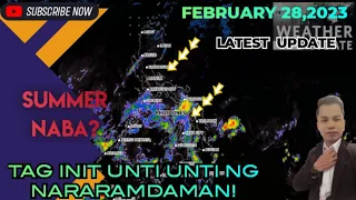 WEATHER UPDATE TODAY :Northeast Monsoon affecting Luzon. MAINIT NA TANGHALI MARARANASAN NA report#17