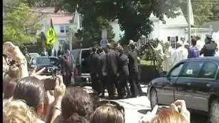 Funeral of Eunice Kennedy Shriver-Senator Ted Kennedy Dies