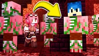 Minecraft ITA - NASCONDINO IN MEZZO AI PIGMAN!!