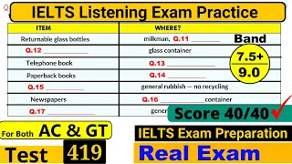 IELTS Listening Practice Test 2024 with Answers [Real Exam - 419 ]