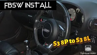 Audi S3 8L to 8P Flat Bottom Steering wheel Install Guide | Pritpal's Projects