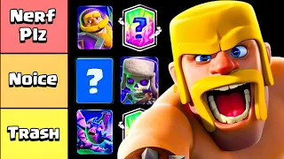 Pro *RANKS* All 109 Cards in Clash Royale