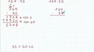 Mnożenie pisemne przez liczby wielocyfrowe - Matematyka Szkoła Podstawowa i Gimnazjum