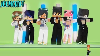 APHMAU, KC, KIM WEDDING DRESS | ZANE, EIN | CHICKEN WINGS MEME | GANGNAM STYLE - Minecraft Animation