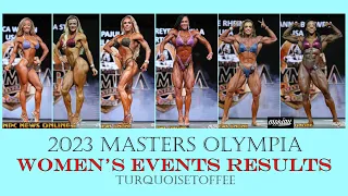 2023 Masters Olympia Results Bikini Wellness Fitness Figure Women's Physique & Bodybuilding