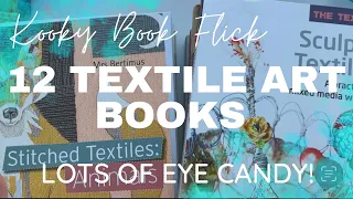 Kooky Book Flick - 12 TEXTILE ART BOOKS