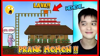 CARA PRANK TEMEN KITA PALING NGAKAK !! MOMON JADI KORBAN !! Feat @sapipurba Minecraft