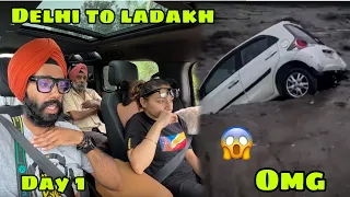 Socha nahi tha pehle hi din aisa ho jayega 🥺 Delhi to Ladakh - Day 1