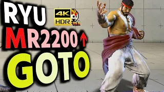 SF6: Goto  Ryu MR2200 over  VS JP | sf6 4K Street Fighter 6