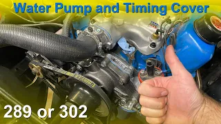 How to replace a Water Pump and Timing Cover