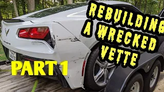 Rebuilding a 2017 C7 Corvette on a budget.  Part 1