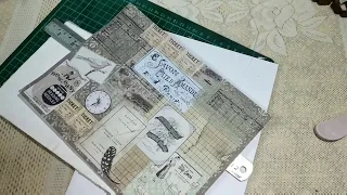 Craft with me: making of an ephemera holder(#1)