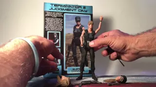 NECA Sarah Connor T2 Action Figure Review Terminator 2
