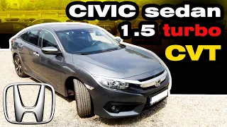 2018 Honda Civic X Sedan 1.5 i-Vtec Turbo 182 CVT | Verificare auto masina second hand