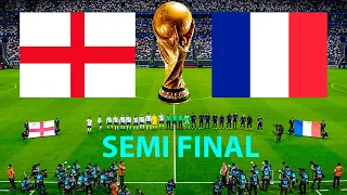 England vs  France 1 / 4 FINAL | FIFA World Cup Qatar 2022 Full Match All Goals Pes Gameplay