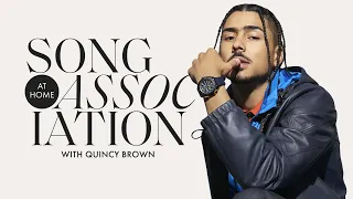 Quincy Brown Sings Drake, Mary J. Blige, and The-Dream in a Game of Song Association | ELLE