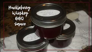 BBQ SAUCE WITH HUCKLEBERRIES AND WHISKEY - Delicious!