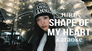 [XG] JURIA - Shape of my heart /instrumental | karaoke(with lyrics)
