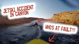 Jet Ski Collision in Slot Canyon on Lake Powell