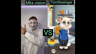 Mks.vision VS Tomthesinger Who is best ? 🤣 👌 #shorts