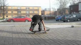 10 year old lands kick flip