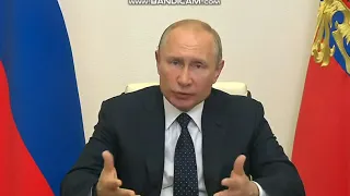 Путин раскритиковал правительство за проблемы с выплатами медикам.Совещание 19.05.2020 года